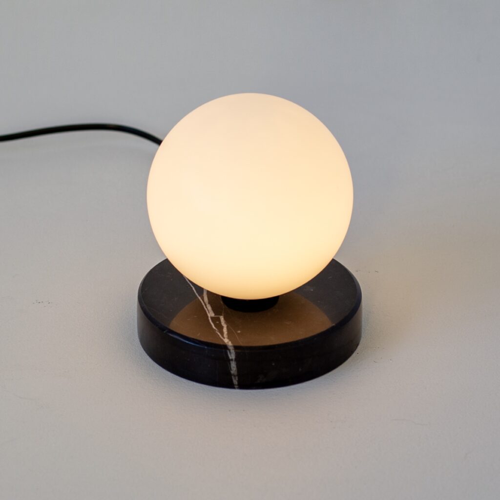 Globe Mini Table Lamp in Black by Research.Lighting