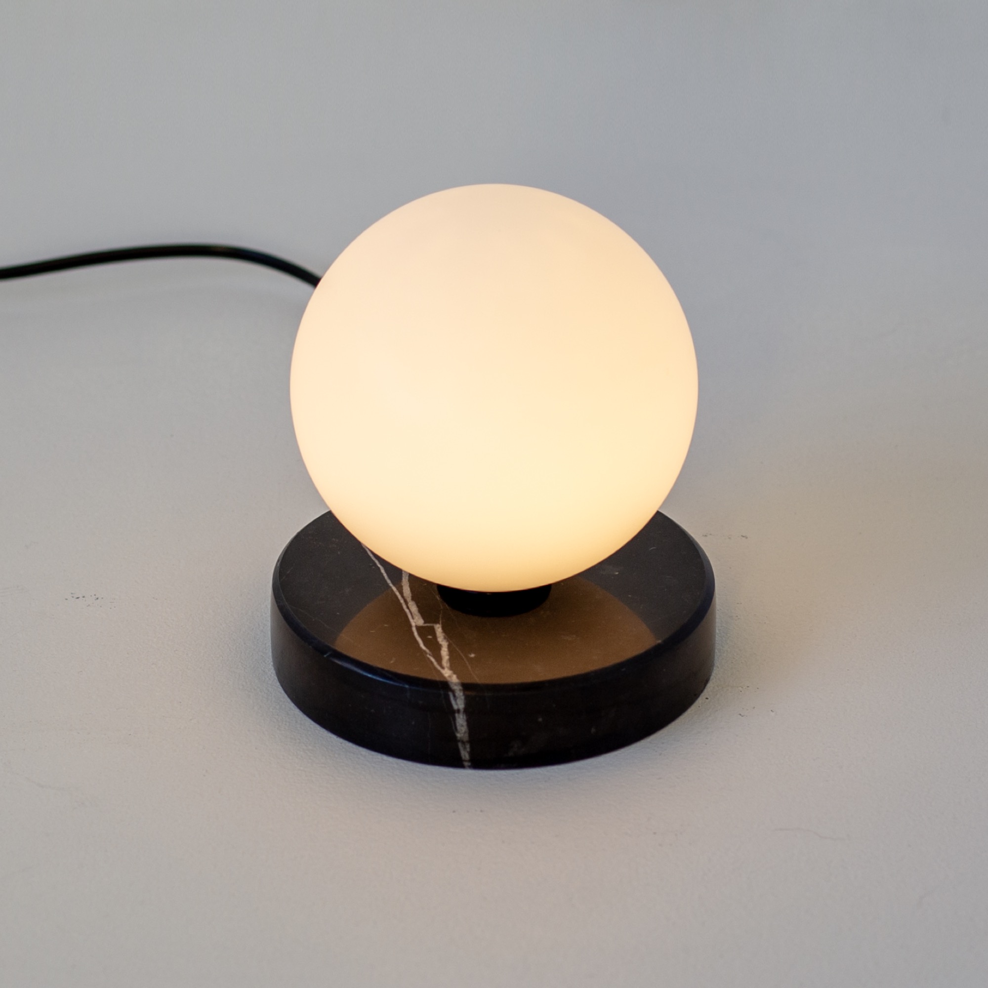 Globe Mini Table Lamp in Black by Research.Lighting