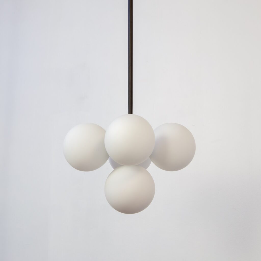 Bunch Pendant in Black by Research.Lighting