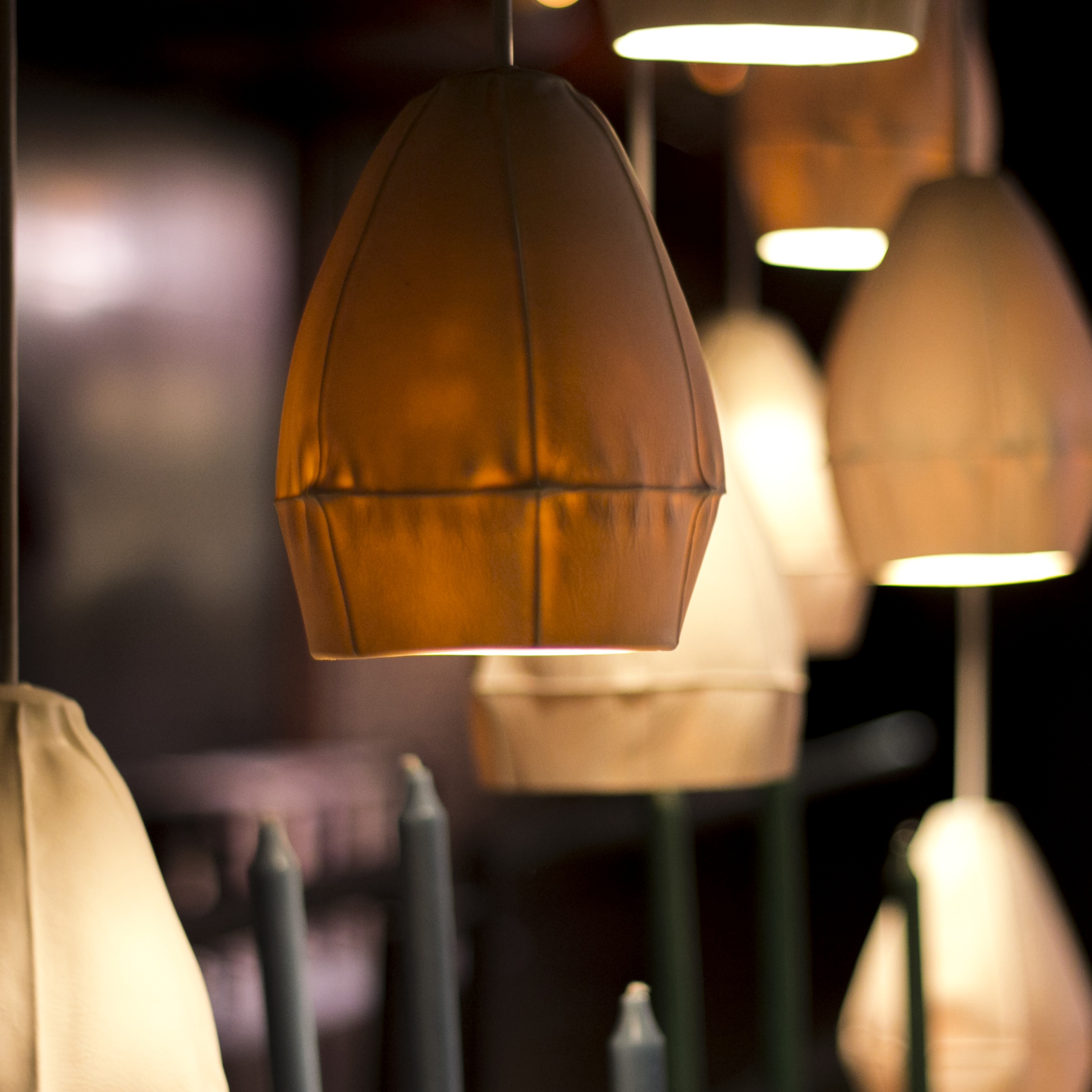 Kawa Porcelain Cluster Pendant Light from Souda