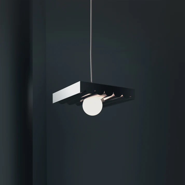 Wavy Pendant Light by Kai Ming Yang Studio